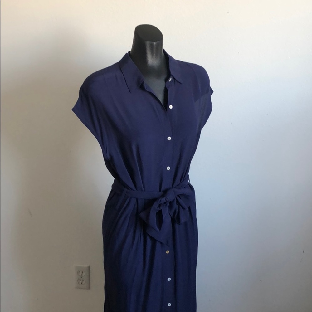Roxanna Dress - Blue Button Dress (3 for $25)